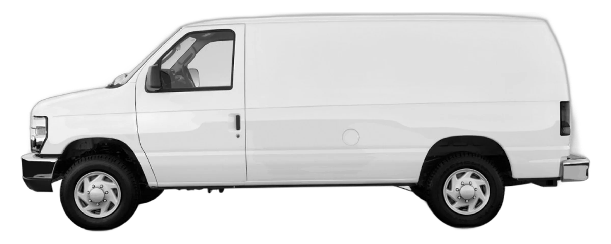 White work van freshly cleaned by EZ Finish Auto mobile van and truck detailing in the Greater Toronto Area